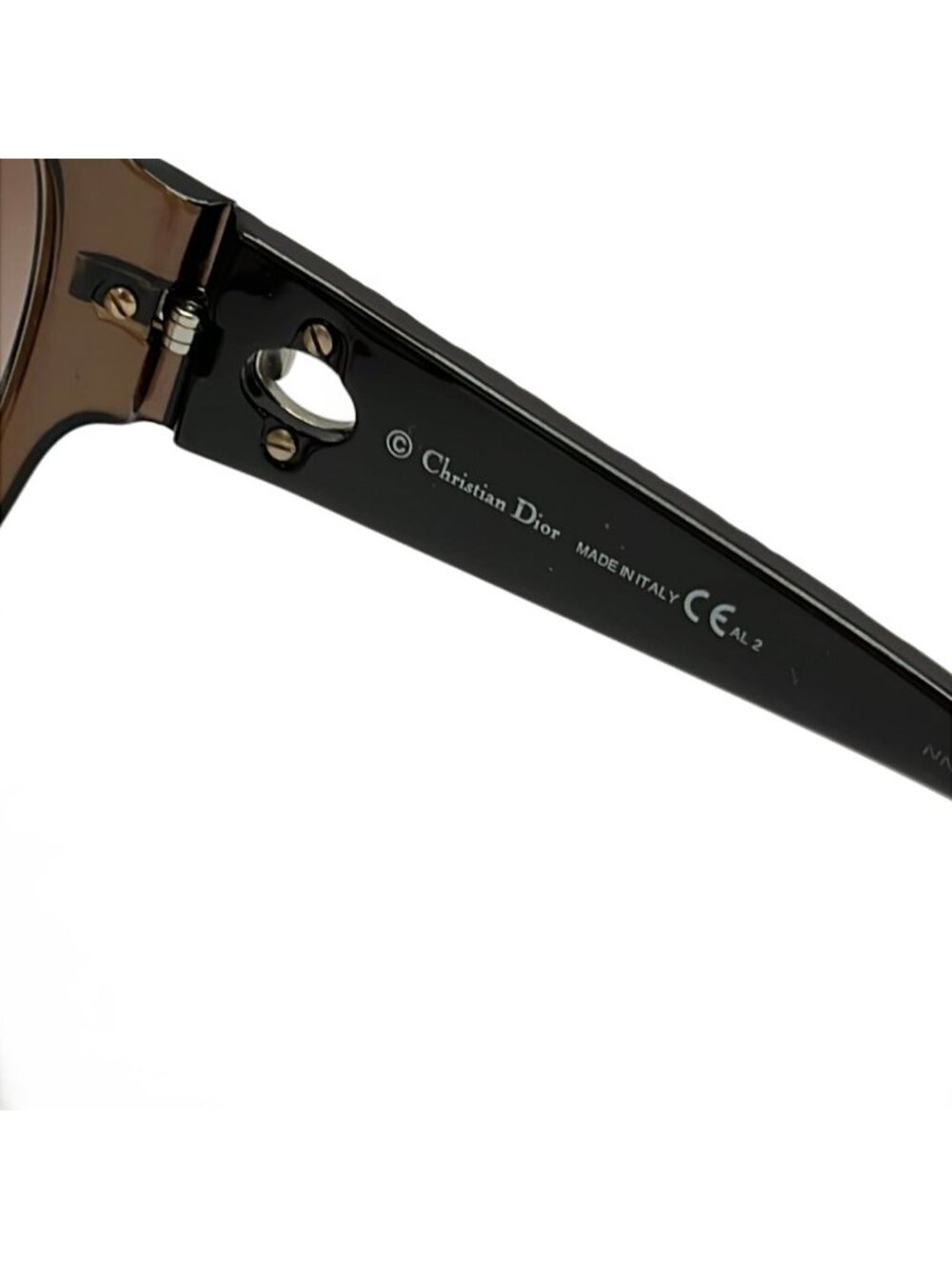 Dior Sunglasses Dark Brown Gold Eyewear - Picture 4 of 6